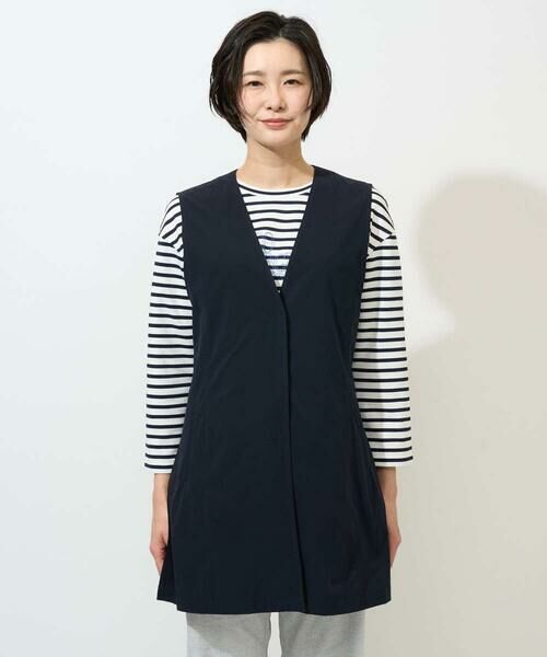 GEORGES RECH / ジョルジュ・レッシュ ベスト | [セットアップ対応]4WAYタフタロングジレ | 詳細4