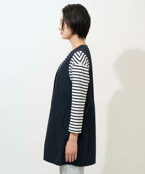 GEORGES RECH / ジョルジュ・レッシュ ベスト | [セットアップ対応]4WAYタフタロングジレ | 詳細5