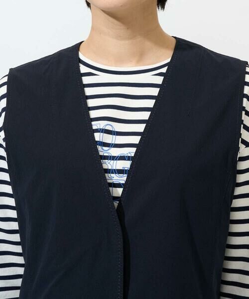 GEORGES RECH / ジョルジュ・レッシュ ベスト | [セットアップ対応]4WAYタフタロングジレ | 詳細7
