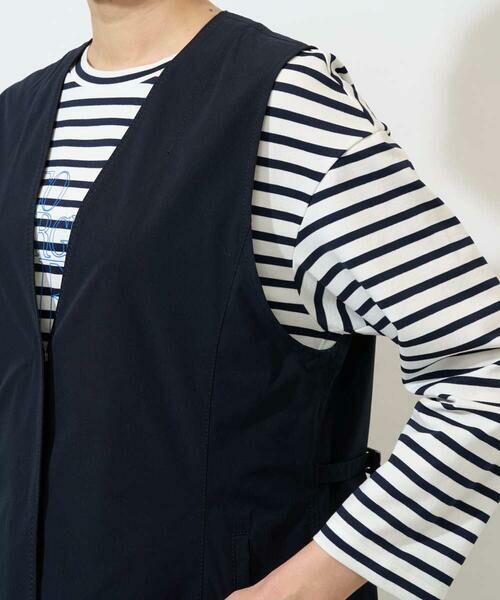 GEORGES RECH / ジョルジュ・レッシュ ベスト | [セットアップ対応]4WAYタフタロングジレ | 詳細8