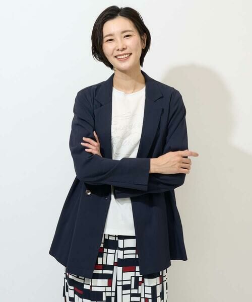 GEORGES RECH / ジョルジュ・レッシュ テーラードジャケット | ダブルブレストテーラードジャケット（ネイビー）