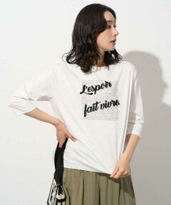 GEORGES RECH / ジョルジュ・レッシュ カットソー | スムースジャージーロゴ刺繍カットソー