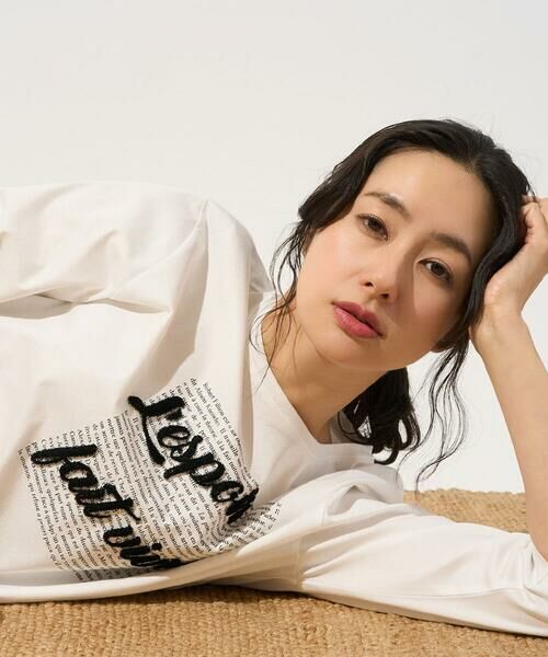 GEORGES RECH / ジョルジュ・レッシュ カットソー | スムースジャージーロゴ刺繍カットソー | 詳細4