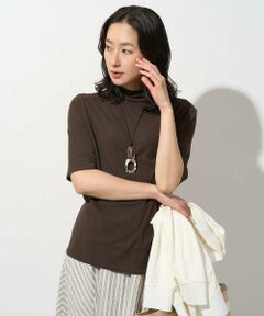 GEORGES RECH / ジョルジュ・レッシュ カットソー | [日本製]ボトルネックセミシアーカットソー