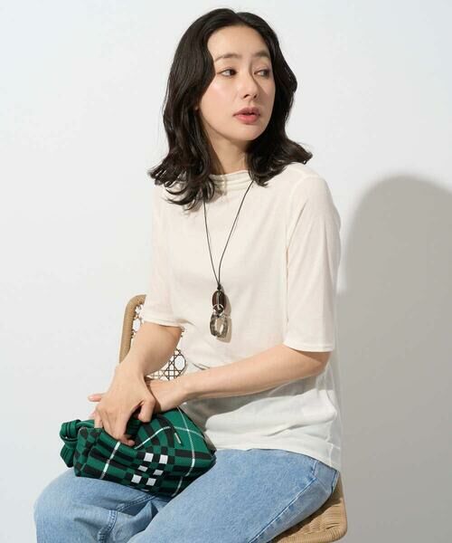 GEORGES RECH / ジョルジュ・レッシュ カットソー | [日本製]ボトルネックセミシアーカットソー | 詳細1