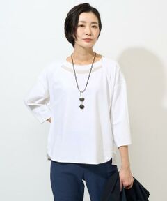 GEORGES RECH / ジョルジュ・レッシュ カットソー | [セットアップ対応]ドルマンスリーブシアーポンチカットソー