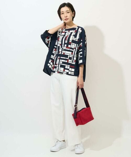 GEORGES RECH / ジョルジュ・レッシュ カットソー | トリコロールドルマンスリーブカットソー | 詳細9