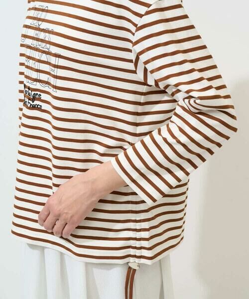 GEORGES RECH / ジョルジュ・レッシュ カットソー | ドロストアシンメトリーボーダーカットソー | 詳細13