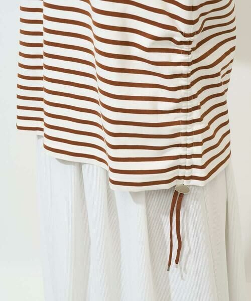 GEORGES RECH / ジョルジュ・レッシュ カットソー | ドロストアシンメトリーボーダーカットソー | 詳細14