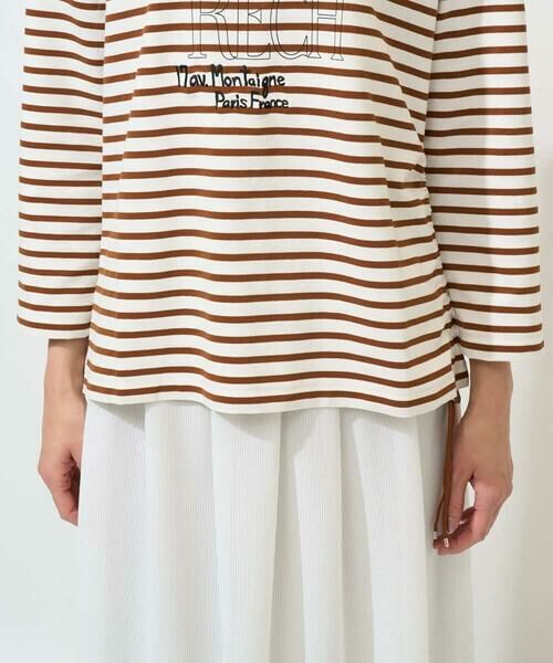 GEORGES RECH / ジョルジュ・レッシュ カットソー | ドロストアシンメトリーボーダーカットソー | 詳細17