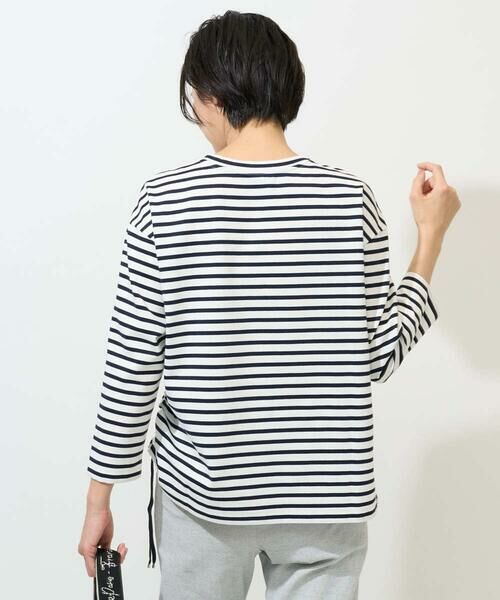 GEORGES RECH / ジョルジュ・レッシュ カットソー | ドロストアシンメトリーボーダーカットソー | 詳細2