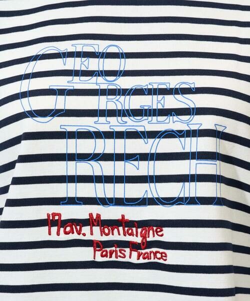 GEORGES RECH / ジョルジュ・レッシュ カットソー | ドロストアシンメトリーボーダーカットソー | 詳細20