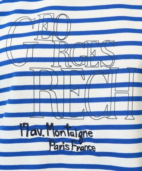 GEORGES RECH / ジョルジュ・レッシュ カットソー | ドロストアシンメトリーボーダーカットソー | 詳細21