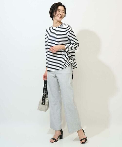 GEORGES RECH / ジョルジュ・レッシュ カットソー | ドロストアシンメトリーボーダーカットソー | 詳細22