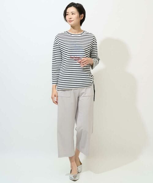 GEORGES RECH / ジョルジュ・レッシュ カットソー | ドロストアシンメトリーボーダーカットソー | 詳細24