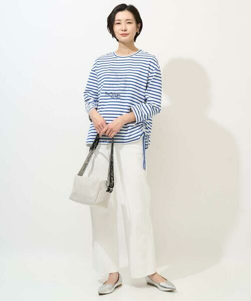 GEORGES RECH / ジョルジュ・レッシュ カットソー | ドロストアシンメトリーボーダーカットソー | 詳細28