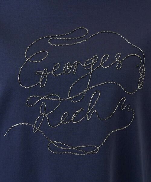 GEORGES RECH / ジョルジュ・レッシュ カットソー | [接触冷感]ラメコード刺繍ロゴカットソー | 詳細13