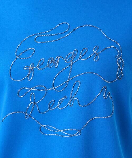 GEORGES RECH / ジョルジュ・レッシュ カットソー | [接触冷感]ラメコード刺繍ロゴカットソー | 詳細14