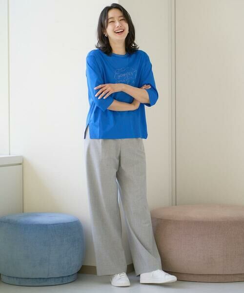 GEORGES RECH / ジョルジュ・レッシュ カットソー | [接触冷感]ラメコード刺繍ロゴカットソー | 詳細16