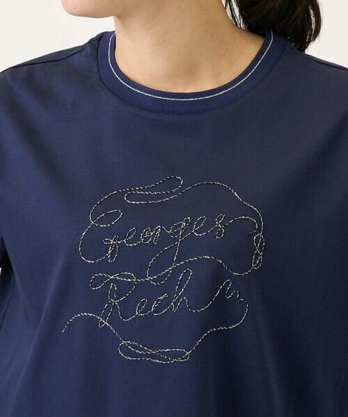 GEORGES RECH / ジョルジュ・レッシュ カットソー | [接触冷感]ラメコード刺繍ロゴカットソー | 詳細28