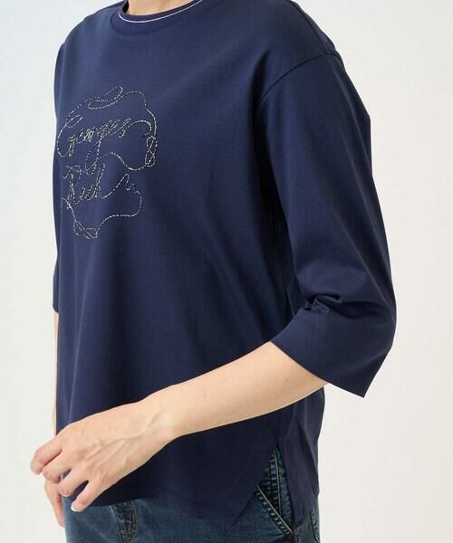 GEORGES RECH / ジョルジュ・レッシュ カットソー | [接触冷感]ラメコード刺繍ロゴカットソー | 詳細29