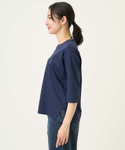 GEORGES RECH / ジョルジュ・レッシュ カットソー | [接触冷感]ラメコード刺繍ロゴカットソー | 詳細8