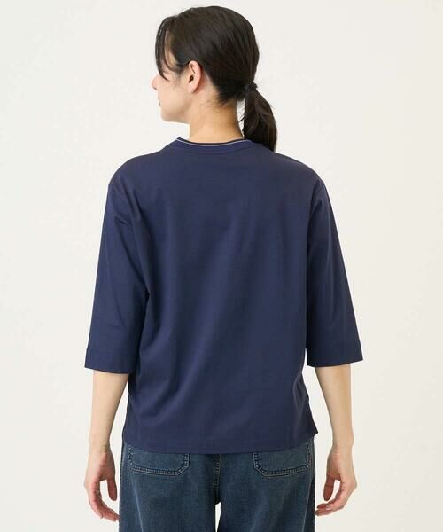 GEORGES RECH / ジョルジュ・レッシュ カットソー | [接触冷感]ラメコード刺繍ロゴカットソー | 詳細9