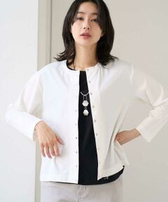 GEORGES RECH / ジョルジュ・レッシュ カーディガン・ボレロ | ジャージースナップカーディガン