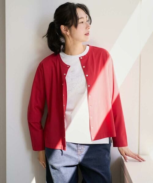 GEORGES RECH / ジョルジュ・レッシュ カーディガン・ボレロ | ジャージースナップカーディガン | 詳細1