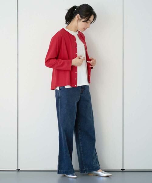 GEORGES RECH / ジョルジュ・レッシュ カーディガン・ボレロ | ジャージースナップカーディガン | 詳細19