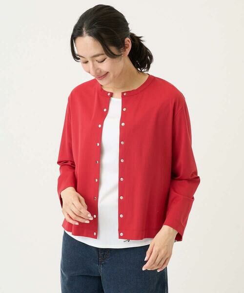 GEORGES RECH / ジョルジュ・レッシュ カーディガン・ボレロ | ジャージースナップカーディガン | 詳細2