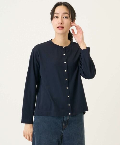 GEORGES RECH / ジョルジュ・レッシュ カーディガン・ボレロ | ジャージースナップカーディガン | 詳細6