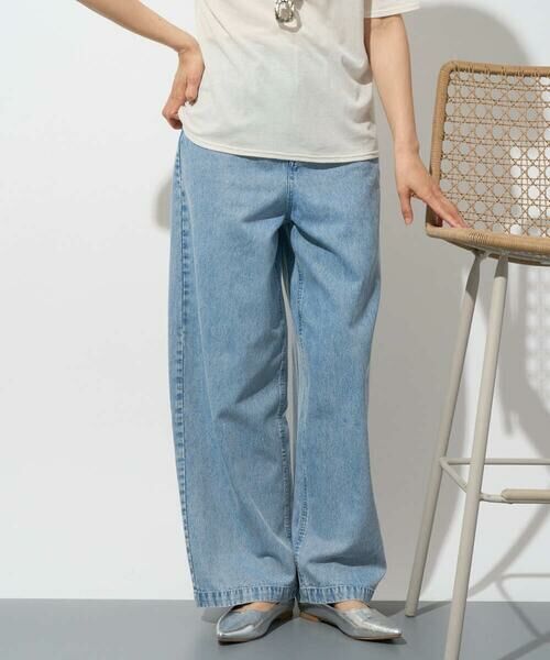 GEORGES RECH / ジョルジュ・レッシュ その他パンツ | イージーデニムワイドパンツ | 詳細2