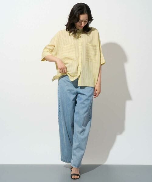 GEORGES RECH / ジョルジュ・レッシュ その他パンツ | イージーデニムワイドパンツ | 詳細8