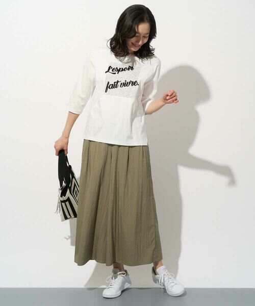 GEORGES RECH / ジョルジュ・レッシュ その他パンツ | ナチュラルブロードガウチョパンツ | 詳細3