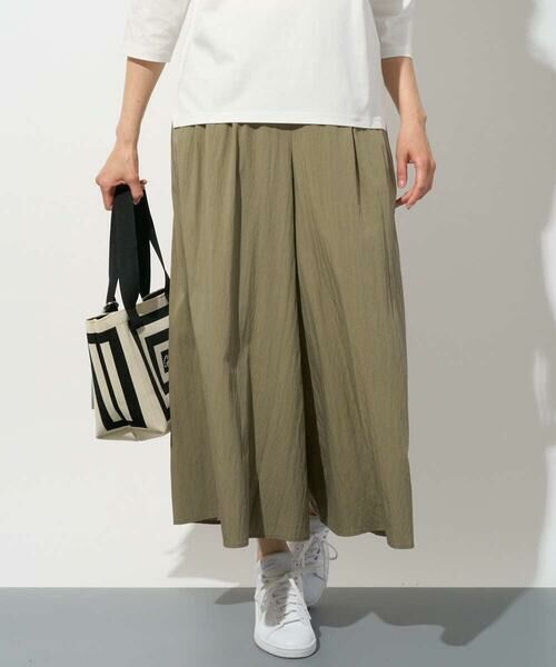 GEORGES RECH / ジョルジュ・レッシュ その他パンツ | ナチュラルブロードガウチョパンツ（カーキ）