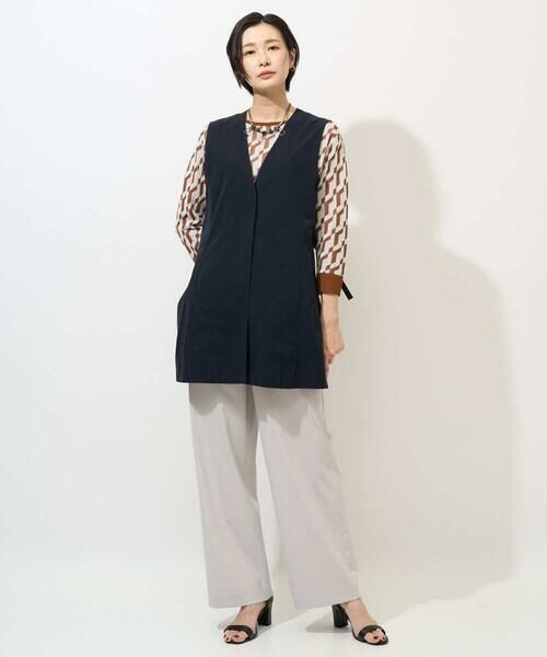 GEORGES RECH / ジョルジュ・レッシュ チノ・ワークパンツ | [日本製/多機能素材]ジャージーストレートパンツ | 詳細11