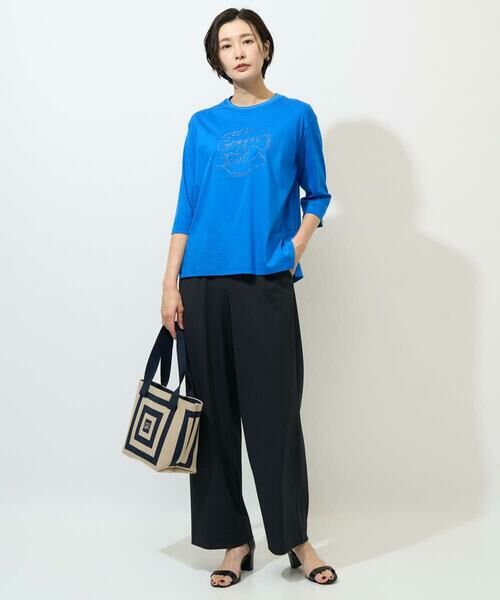 GEORGES RECH / ジョルジュ・レッシュ チノ・ワークパンツ | [日本製/多機能素材]ジャージーストレートパンツ | 詳細12