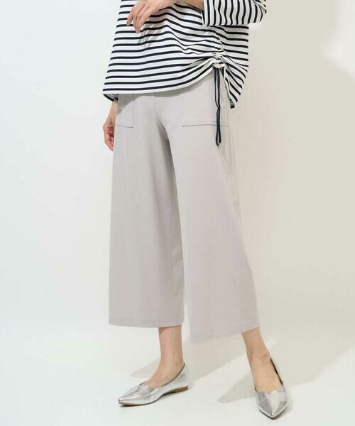 GEORGES RECH / ジョルジュ・レッシュ その他パンツ | [日本製/多機能素材]ジャージーガウチョパンツ（ライトグレー）