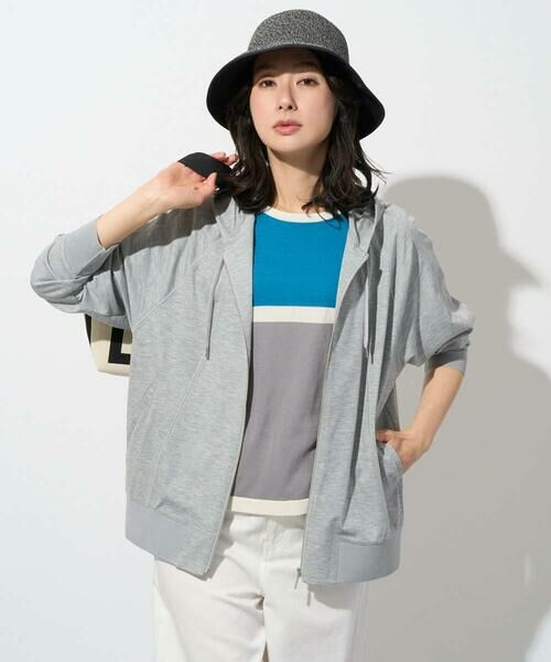 GEORGES RECH / ジョルジュ・レッシュ パーカー | ラグランスリーブ8分袖パーカー | 詳細1