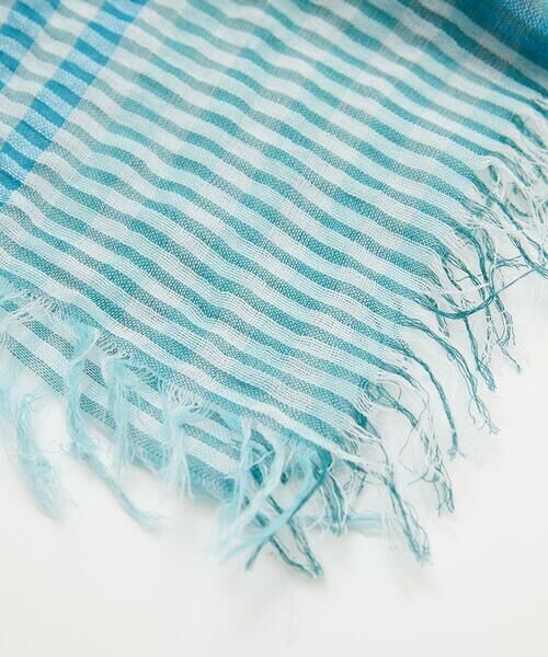 GEORGES RECH / ジョルジュ・レッシュ マフラー・ショール・スヌード・ストール | コットンリネンチェックストール | 詳細4