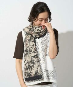 GEORGES RECH / ジョルジュ・レッシュ マフラー・ショール・スヌード・ストール | サファリリーフプリントストール