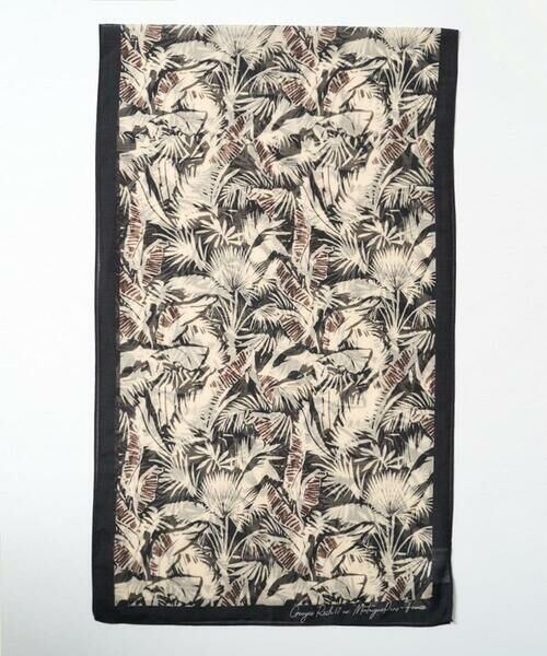 GEORGES RECH / ジョルジュ・レッシュ マフラー・ショール・スヌード・ストール | サファリリーフプリントストール | 詳細5