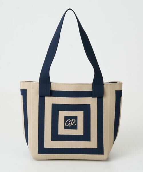 GEORGES RECH / ジョルジュ・レッシュ トートバッグ | 幾何学柄ニットトートバッグ | 詳細2