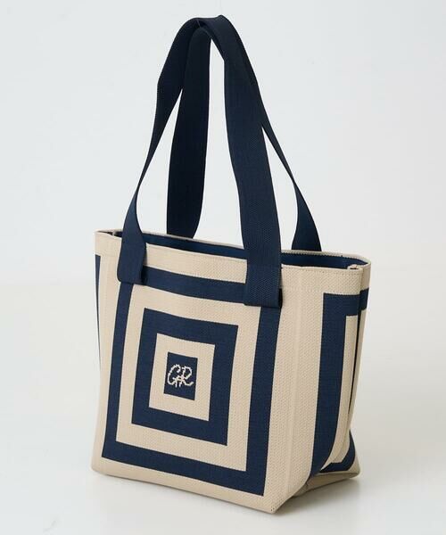 GEORGES RECH / ジョルジュ・レッシュ トートバッグ | 幾何学柄ニットトートバッグ | 詳細3