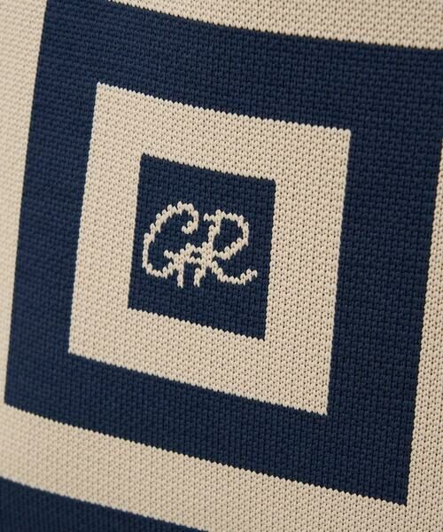 GEORGES RECH / ジョルジュ・レッシュ トートバッグ | 幾何学柄ニットトートバッグ | 詳細6