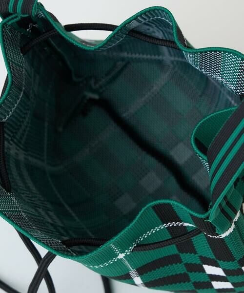 GEORGES RECH / ジョルジュ・レッシュ その他小物 | 幾何学柄ニット巾着ショルダーバッグ | 詳細10