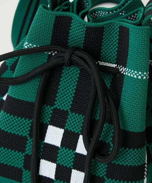 GEORGES RECH / ジョルジュ・レッシュ その他小物 | 幾何学柄ニット巾着ショルダーバッグ | 詳細8