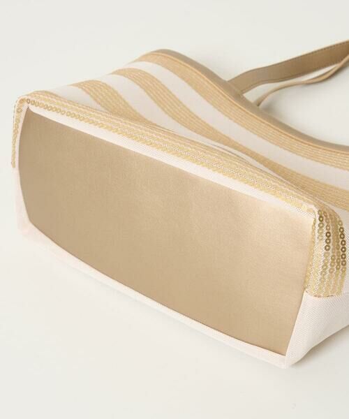 GEORGES RECH / ジョルジュ・レッシュ トートバッグ | スパンコールボーダー刺繍シアートートバッグ | 詳細11