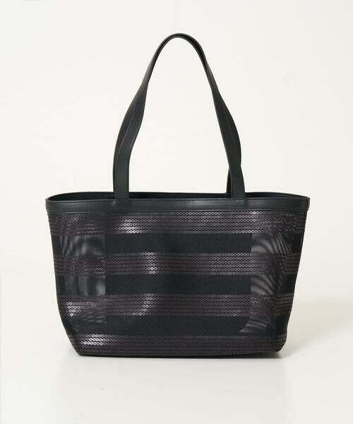 GEORGES RECH / ジョルジュ・レッシュ トートバッグ | スパンコールボーダー刺繍シアートートバッグ | 詳細3